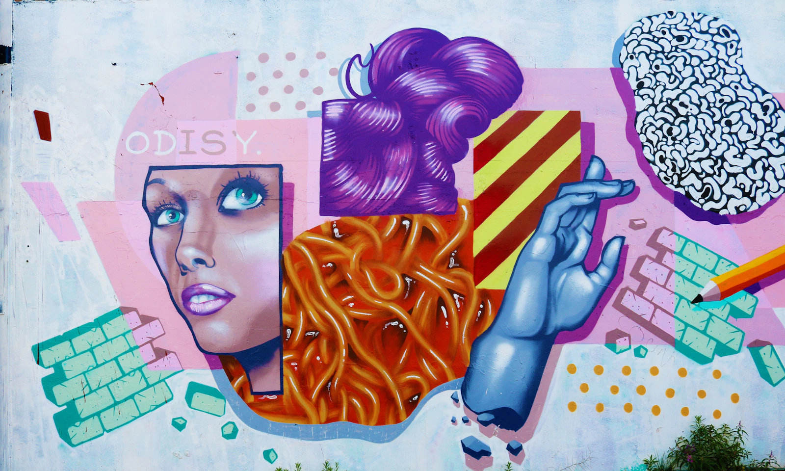 Utvalg av fargerike og grafiske veggbilder for en street art-inspirert innredning