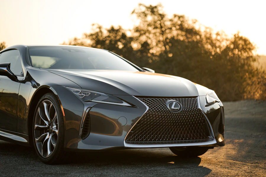 Lexus vehicle representing available application inquiries