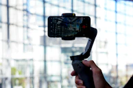 black phone with gimbal