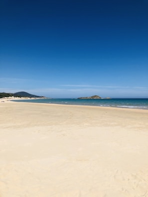 A serene beach representing freedom and relaxation.