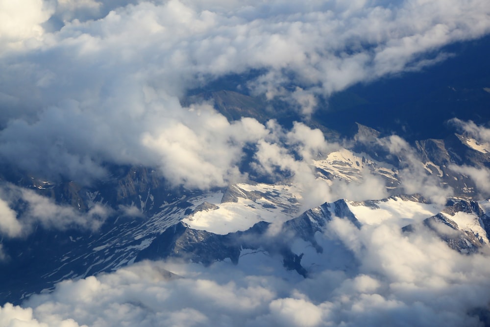 white clouds