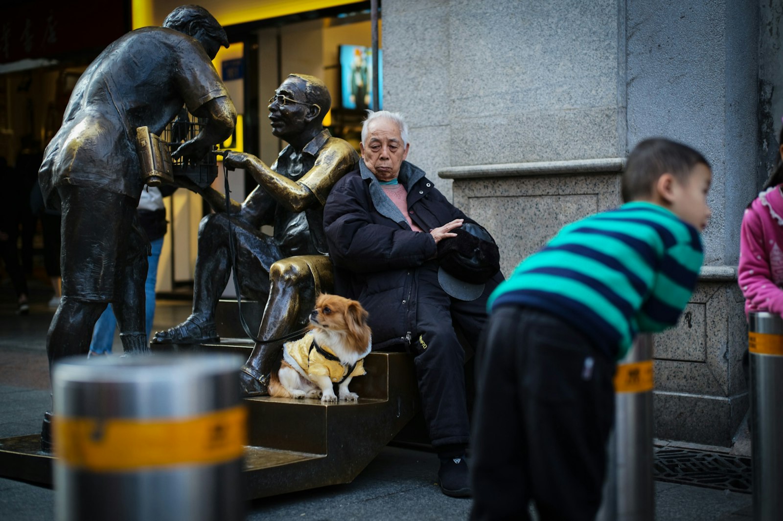 Leica M10 sample photo. Man wearing black coat photography