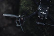 selective focus photography of black drone copter