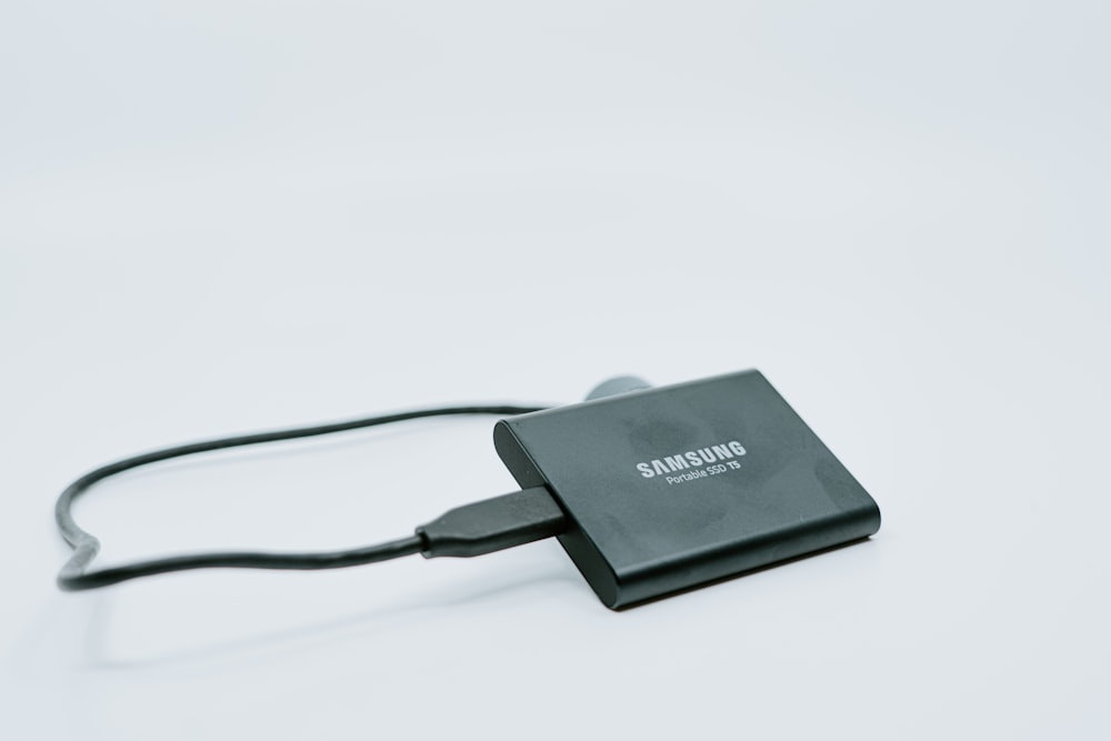 black Samsung power bank