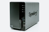 gray Synology machine