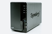 gray Synology machine