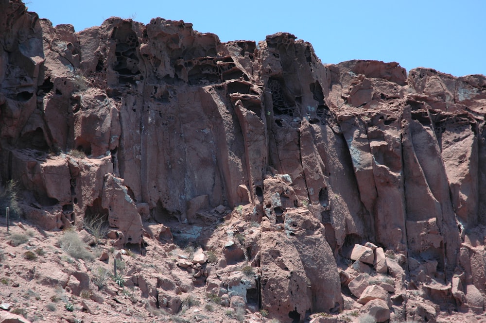 mountain cliff during daytime