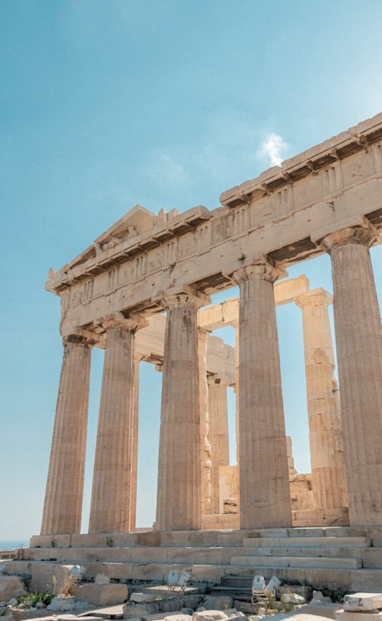 low-angle photography of The Parthenon during daytime in Parthenon Greece