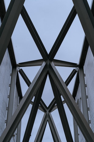 grey metal frame