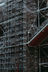 low-angle photography of Pompidou Centre in Paris