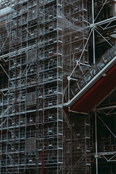low-angle photography of Pompidou Centre in Paris