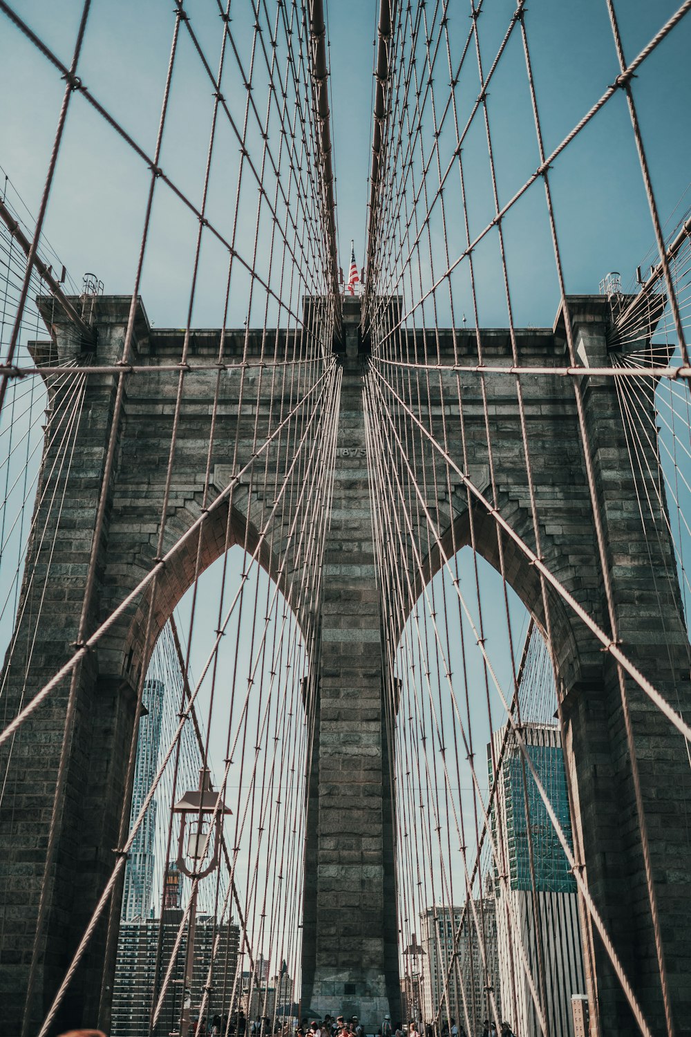 Brooklyn Bridge, New York during day