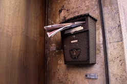 newspaper in mailbox