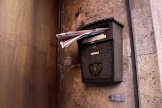 newspaper in mailbox