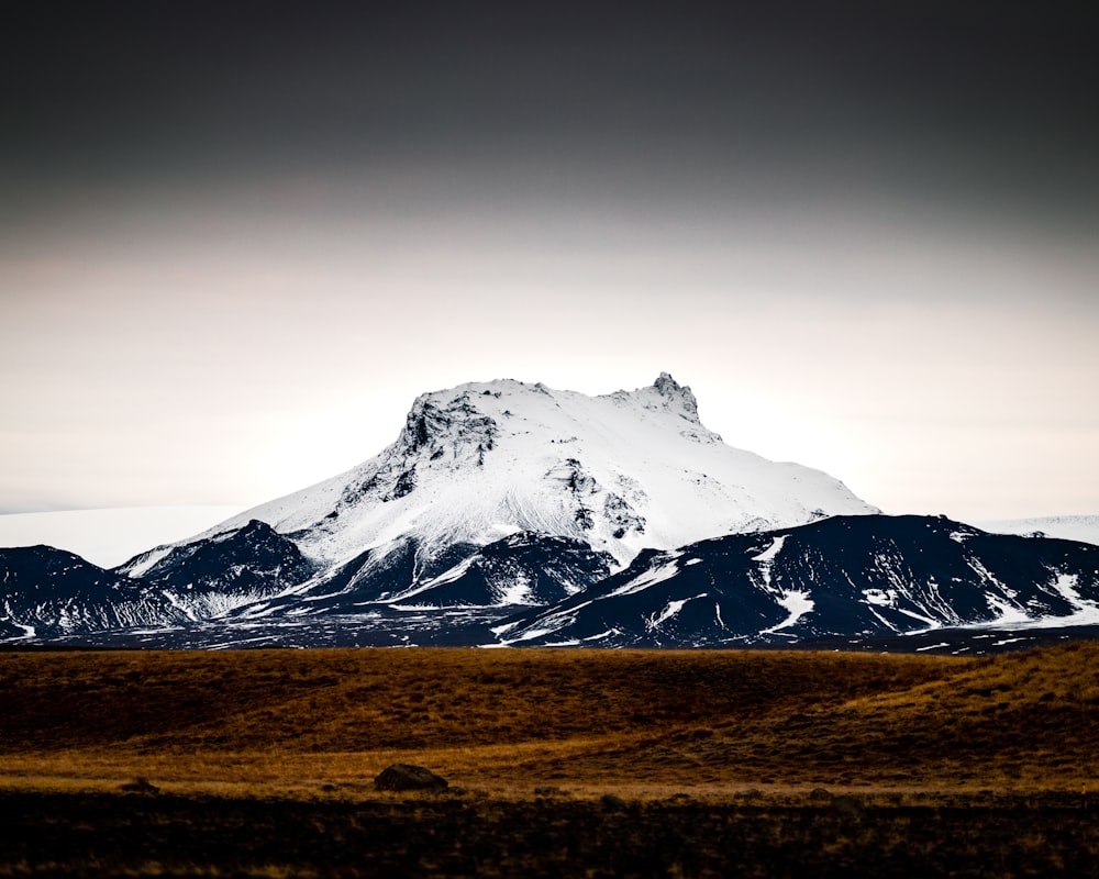 snow-covered mountains