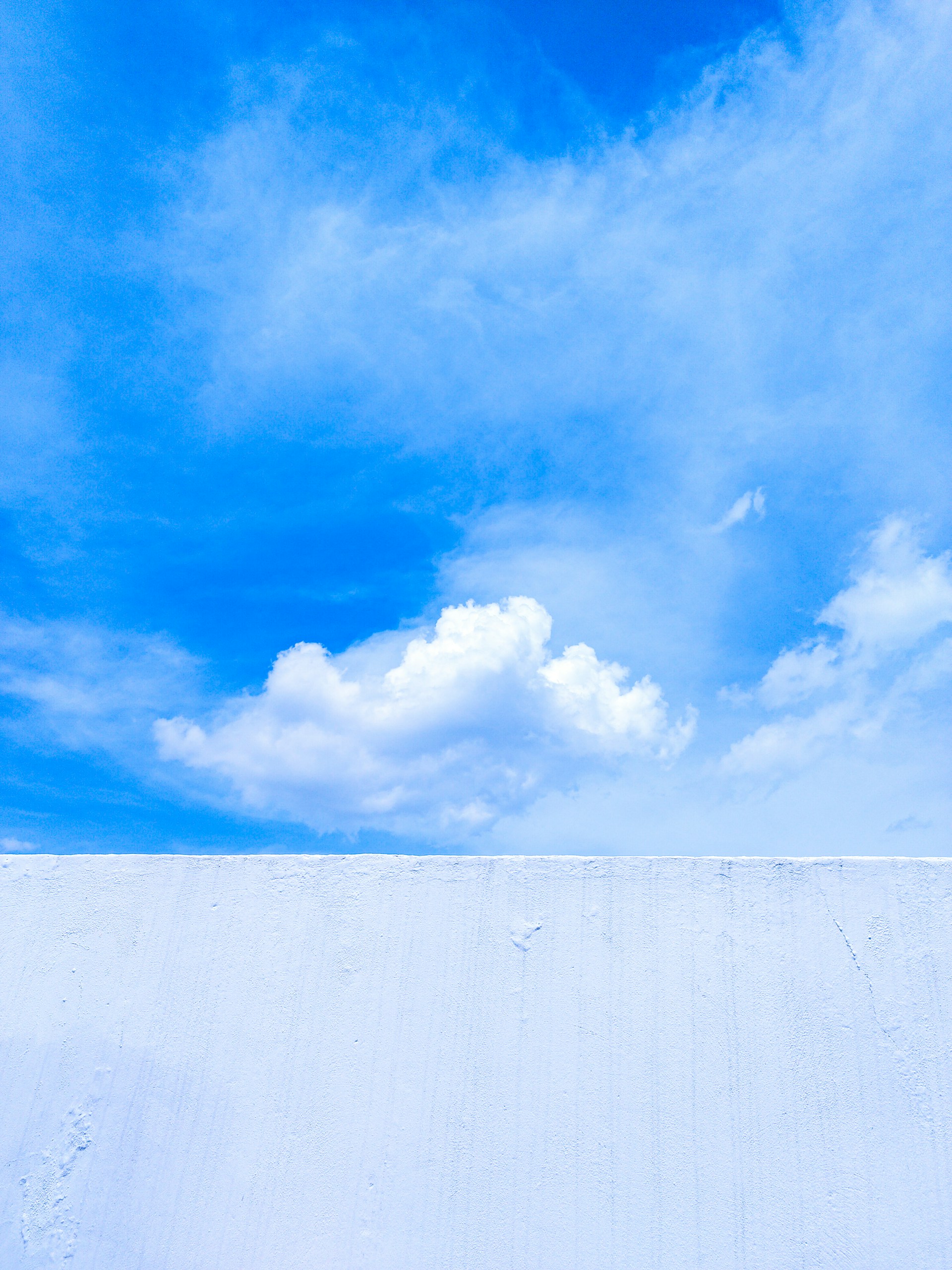 white and blue cloudy sky