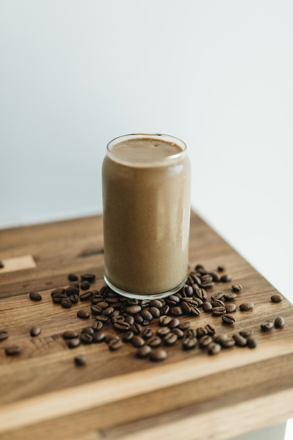 coffee drink in glass cup