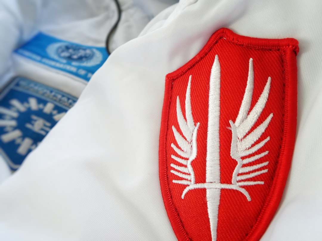 red winged-sword patch