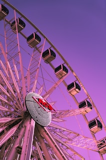 low-angle photo of RCS Ferris wheel