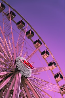 low-angle photo of RCS Ferris wheel