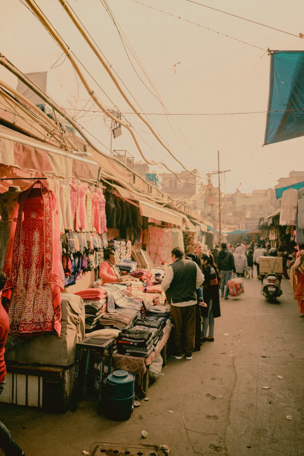 people and shops during day