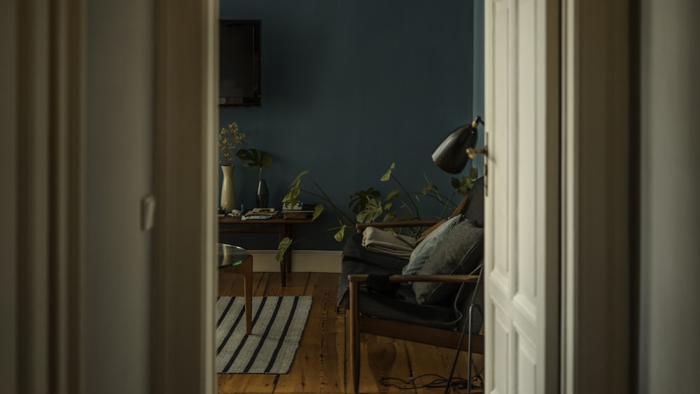 shallow focus photo of green plants on brown wooden table