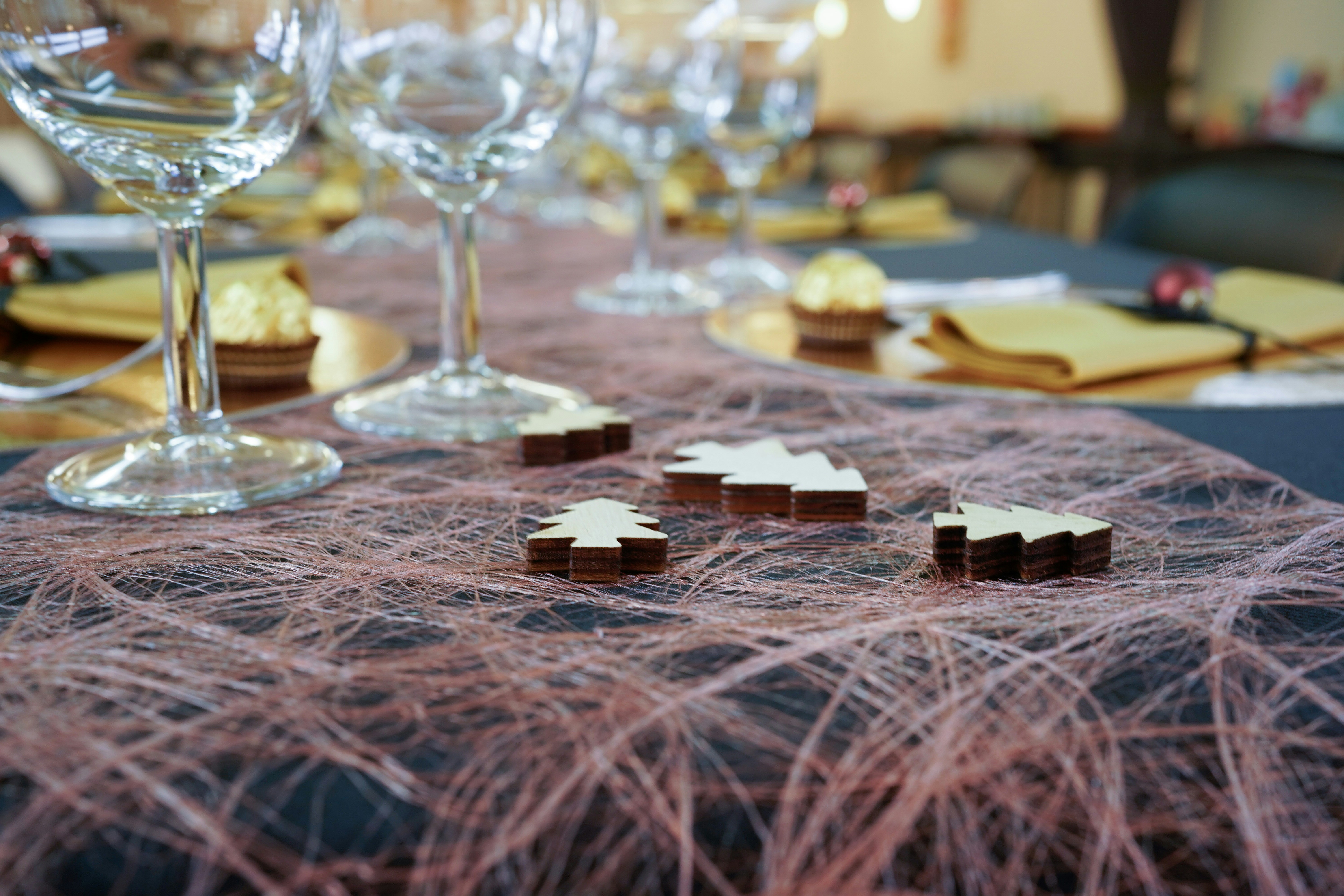Elegant charity gala event with attendees seated at beautifully decorated tables