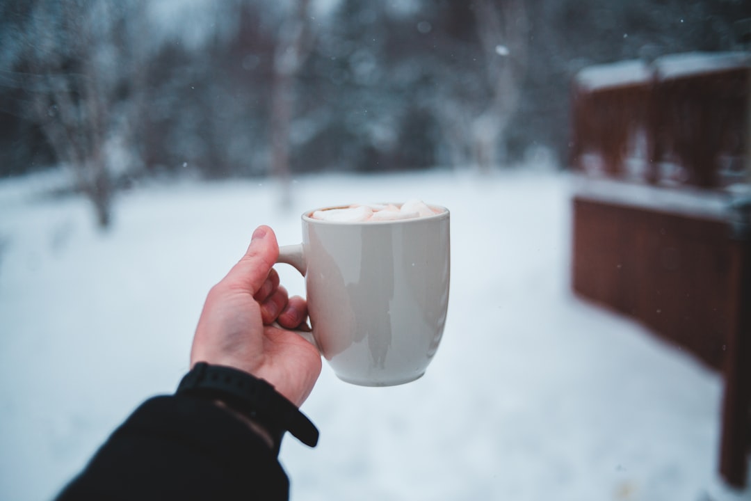 white ceramic mug