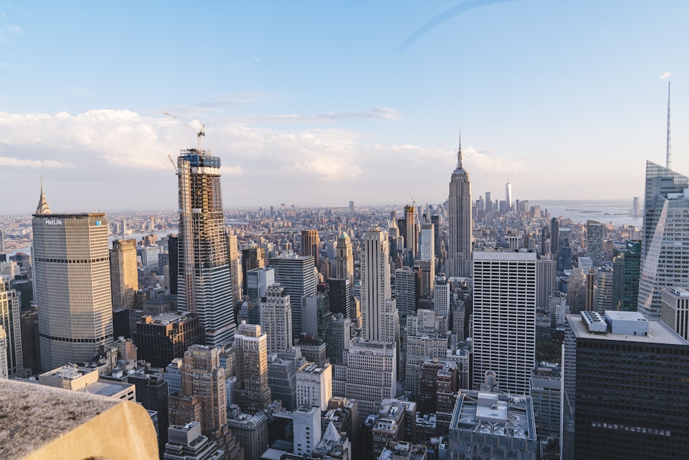 Vue sur la ville pendant la journée