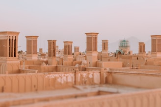 beige building during day