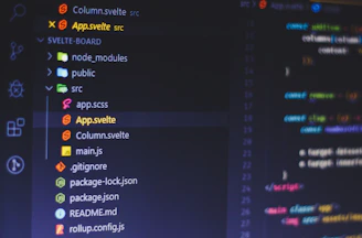 computer screen displaying files