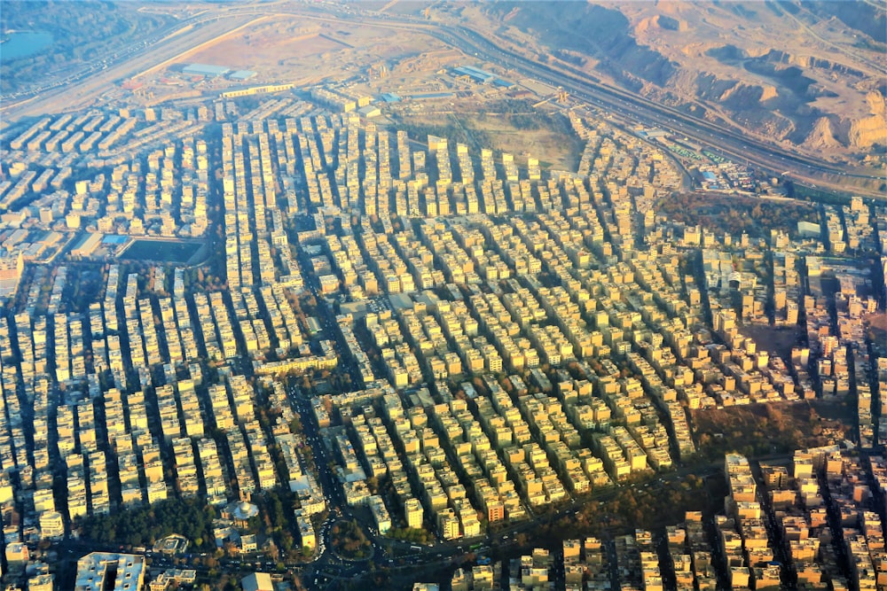 aerial photo of buildings during daytime