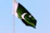 white and green flag