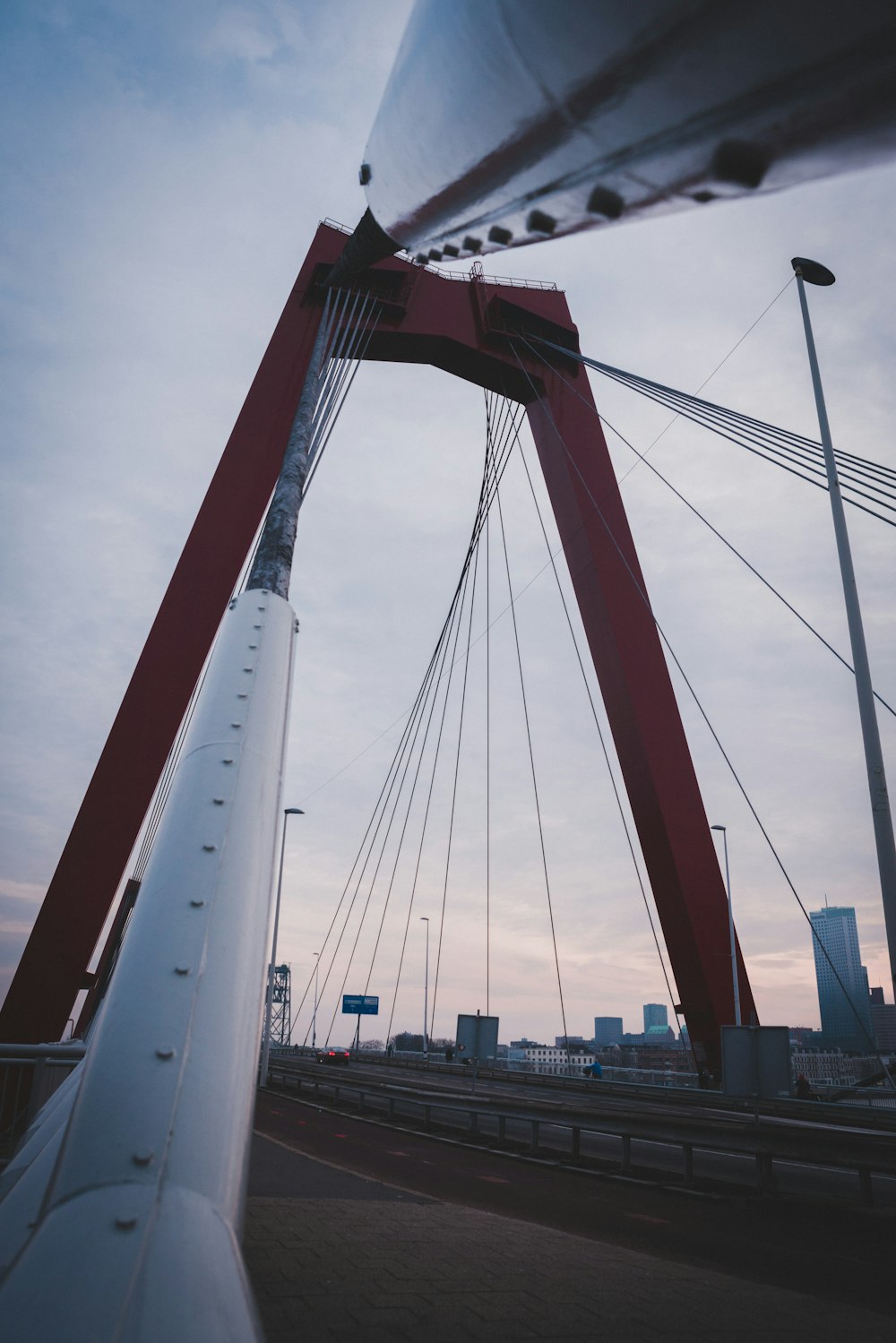 shallow focus photo of bridge