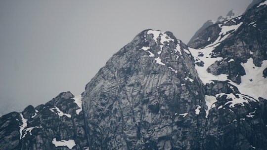 snow covered mountains in Alaska United States