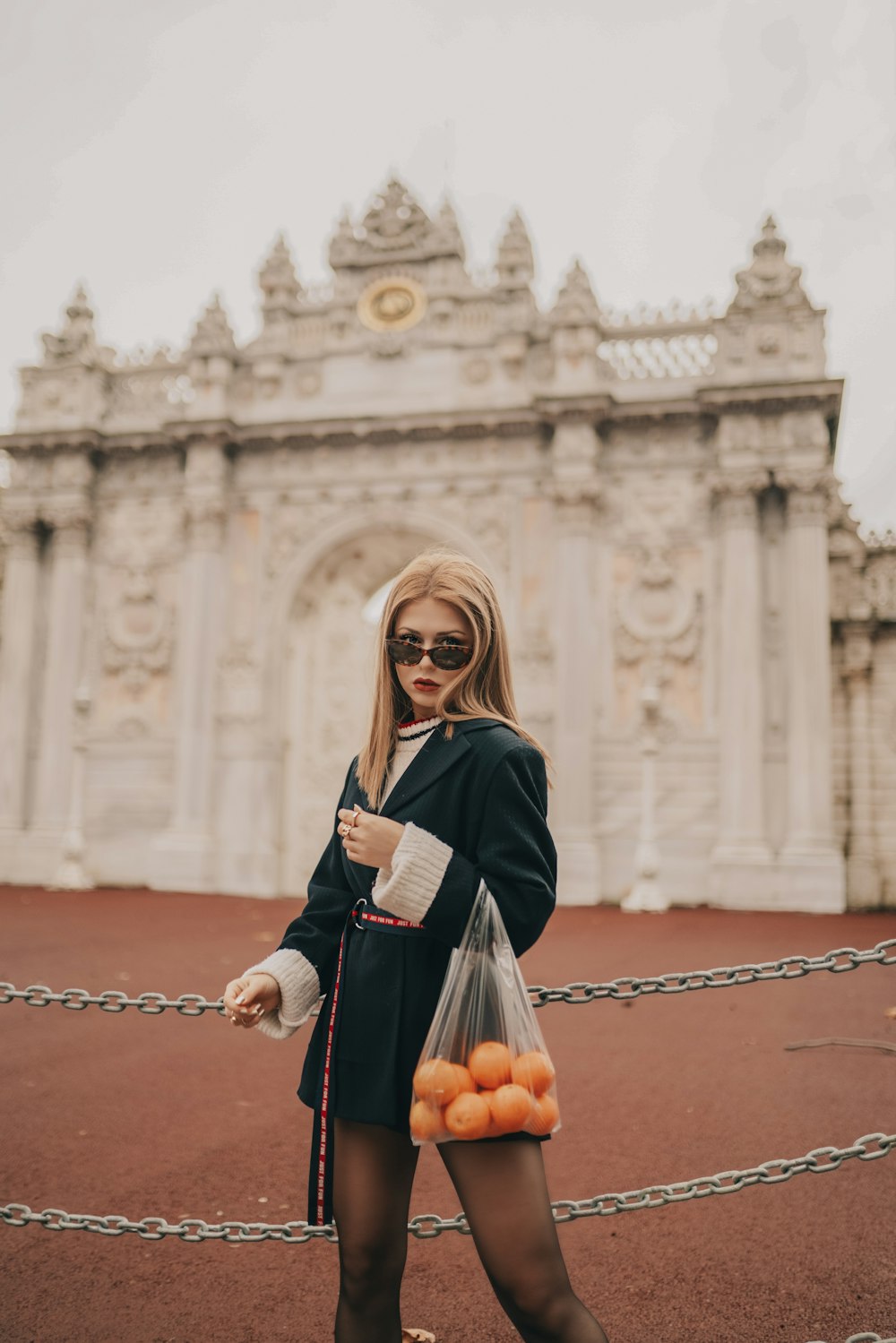 woman wearing black cardigan