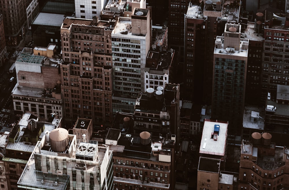 aerial photography of city buildings during daytime