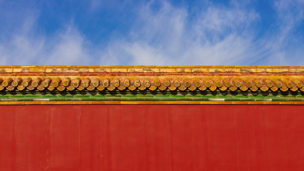 red and gold building during day