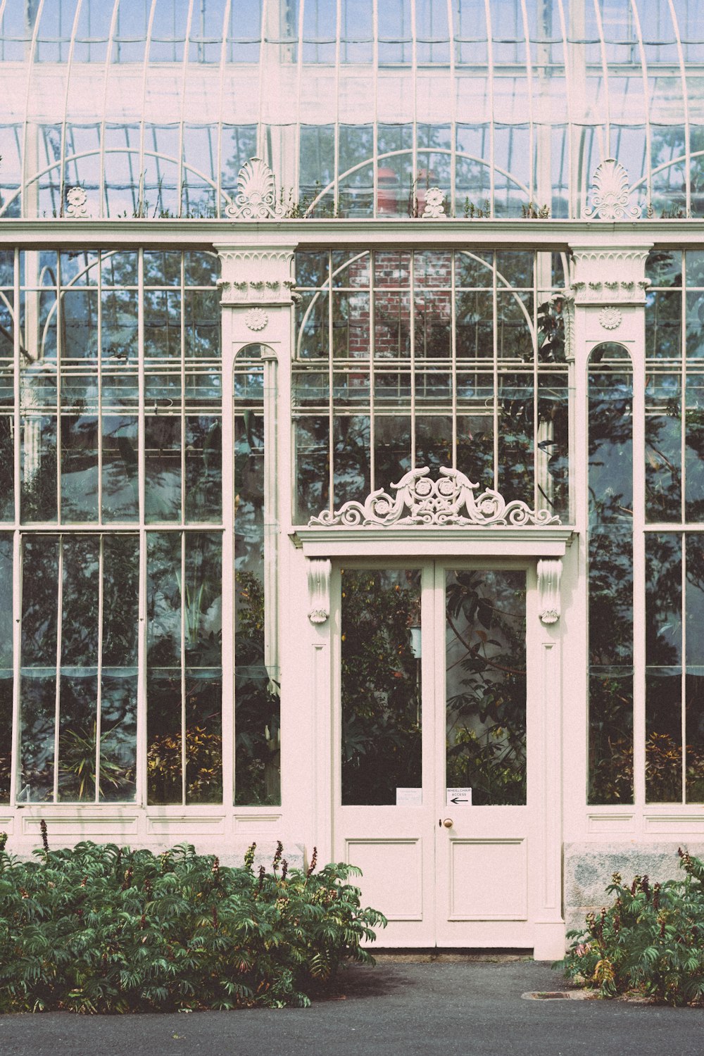 closed white doors of building during daytime