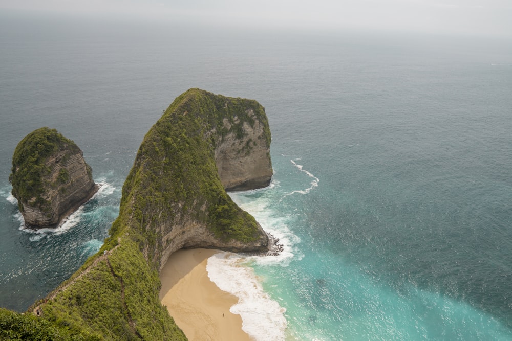 sea cliff during daytime