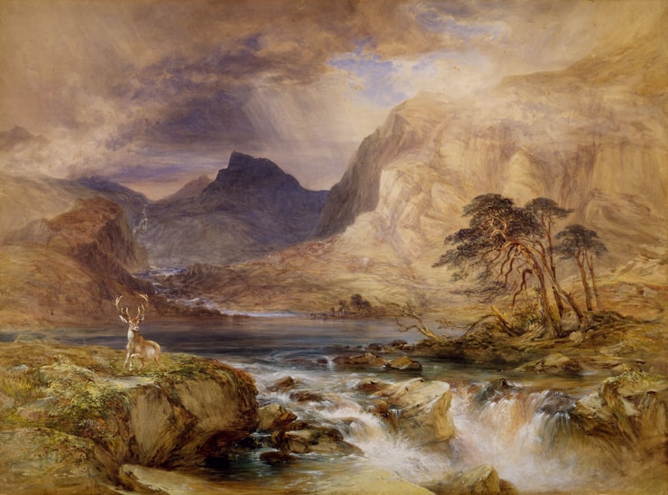 Near Brodick, Isle Of Arran, Scotland, 1849-1851 by William Andrews Nesfield