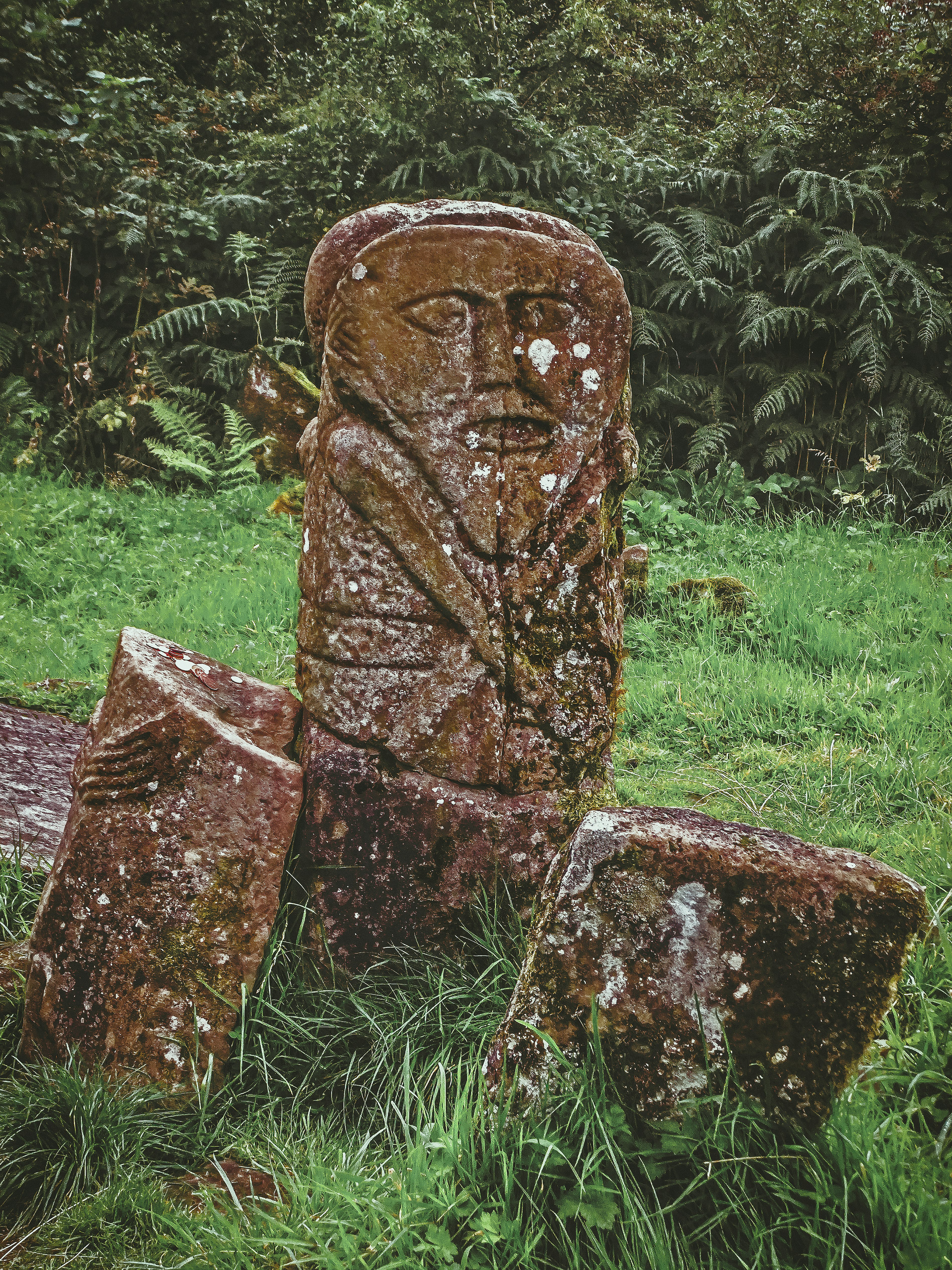 One side of the Janus Figure in late summer 2013.