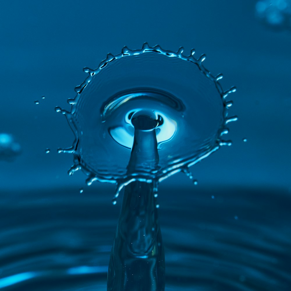 selective focus photography of splashing water