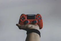 red Sony PS DualShock 4
