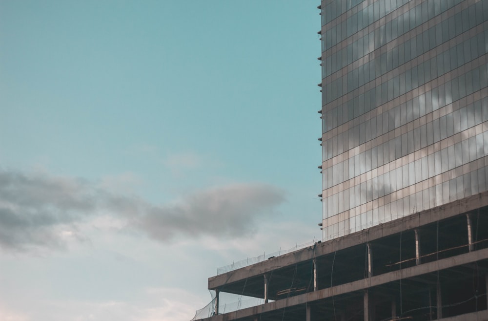 low angle photo of building