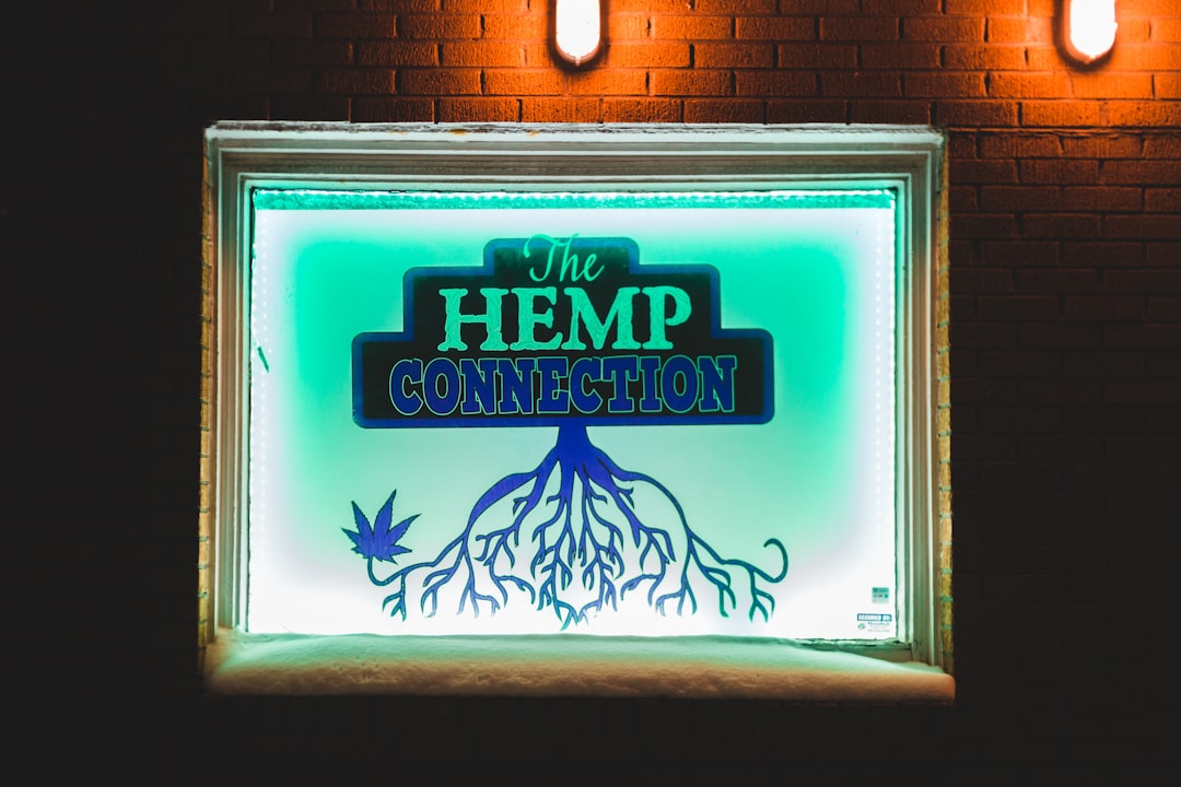 The Hemp Connection LED sign