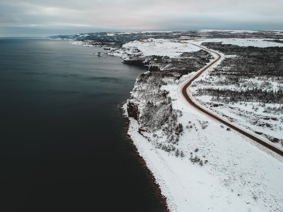 seashore during winter