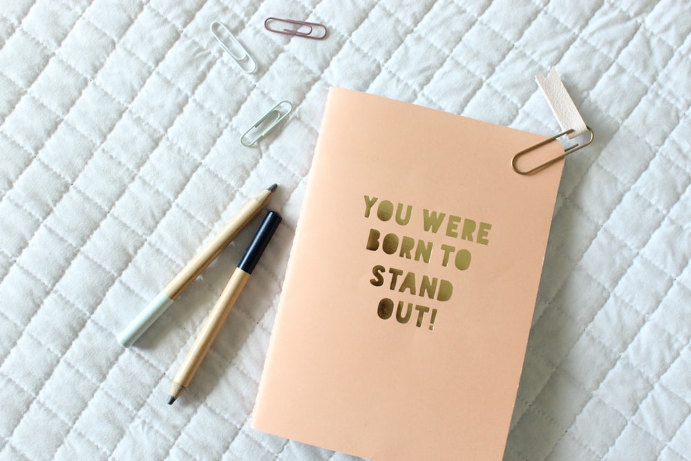 You were born to stand out poster