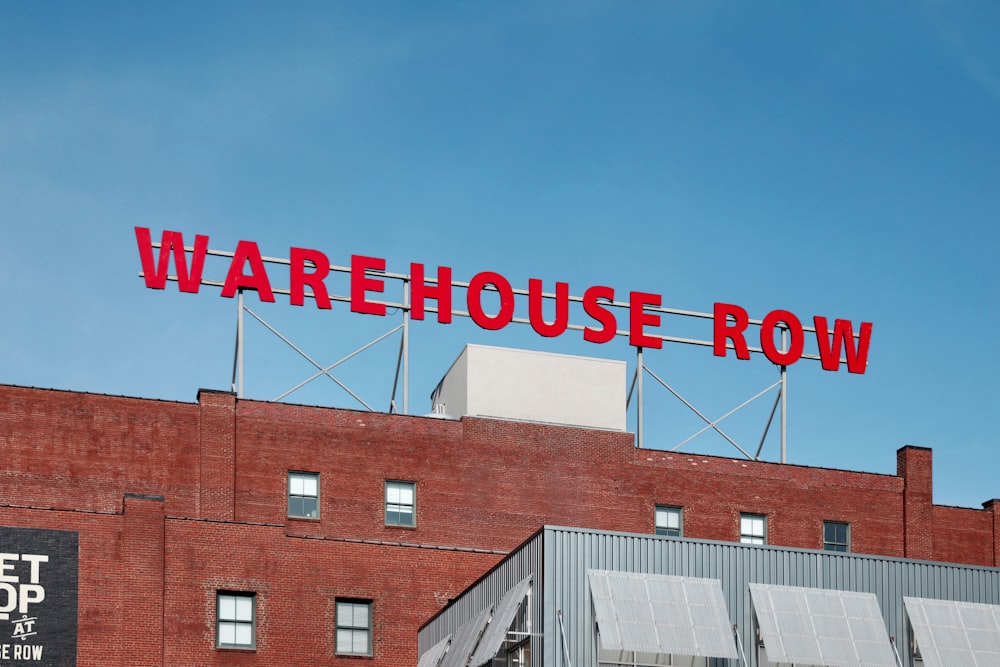 Warehouse Row signage