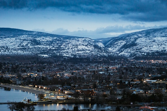 aerial photography of city skyline during daytime in Penticton Canada